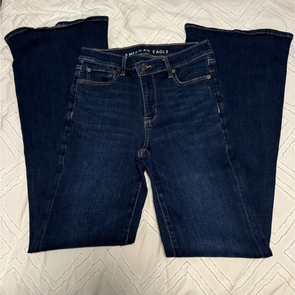 American Eagle Super High Rise Flare Jeans